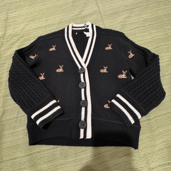 Burberry Black and White Kids Cardigan - Picture 1 of 5